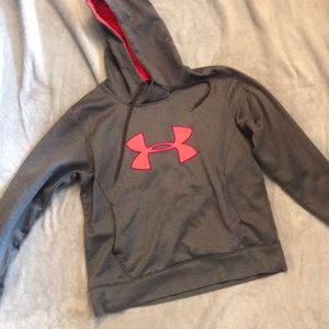Gray Under Armour Hooded